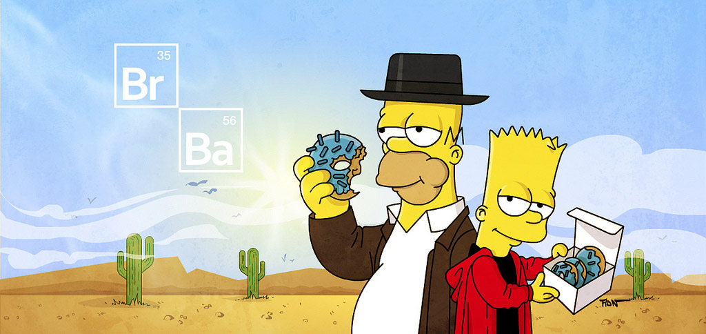 Breaking Bad y Los Simpson