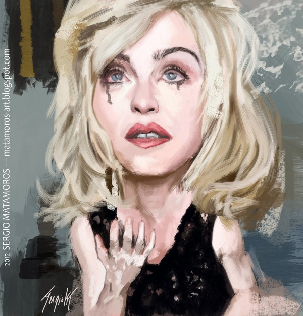 Caricatura de Madonna