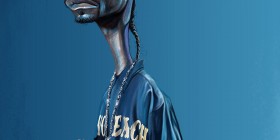 Caricatura de Snoop Dogg
