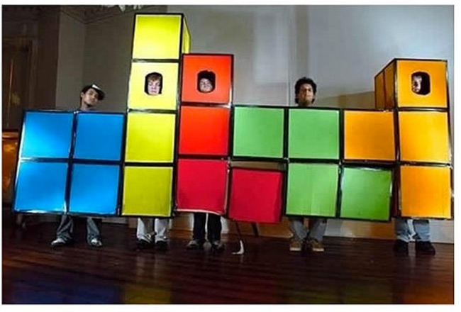 Disfraz de grupo: Tetris