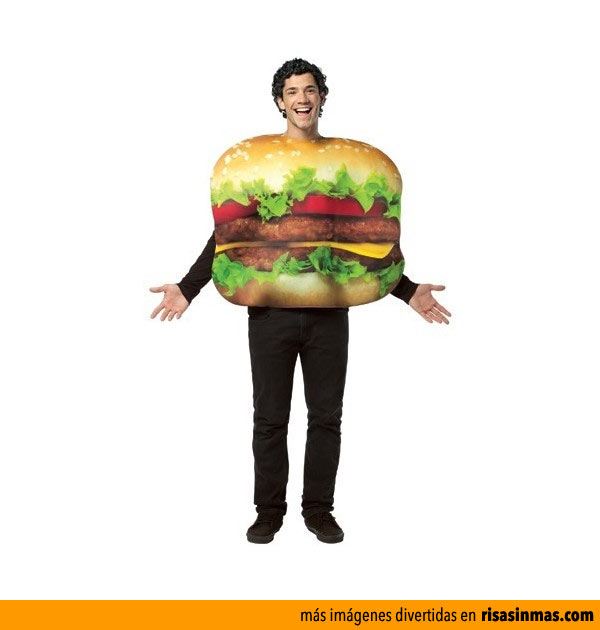 Disfraz de hamburguesa