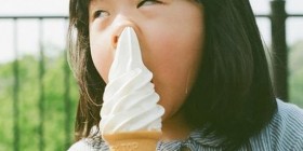 En japón los helados se toman así