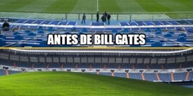 Estadio Santiago Bernabéu después de Bill Gates