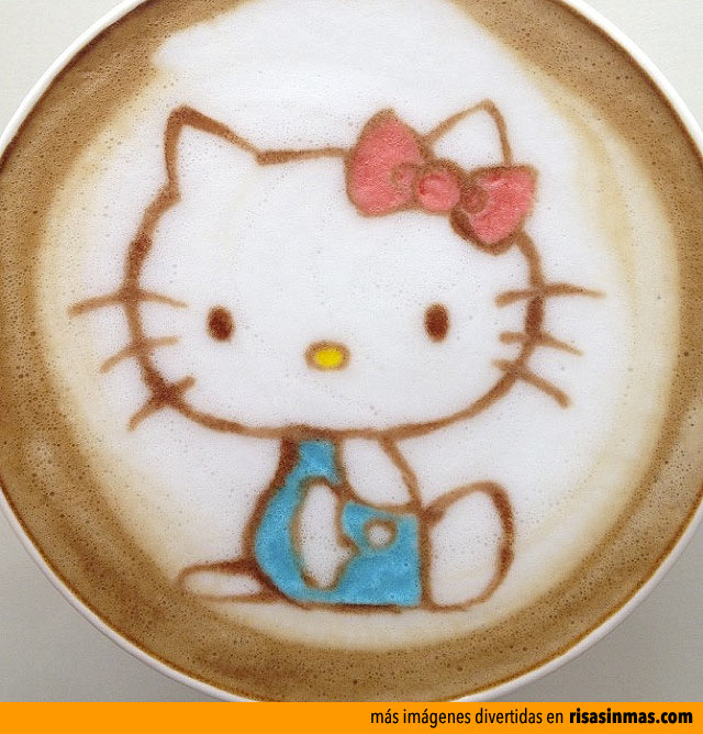 Latte Art: Hello Kitty