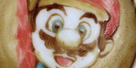 Latte Art: Mario Bros