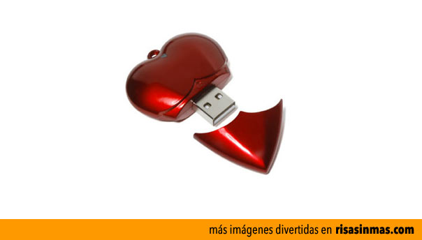 Memoria USB para enamorados