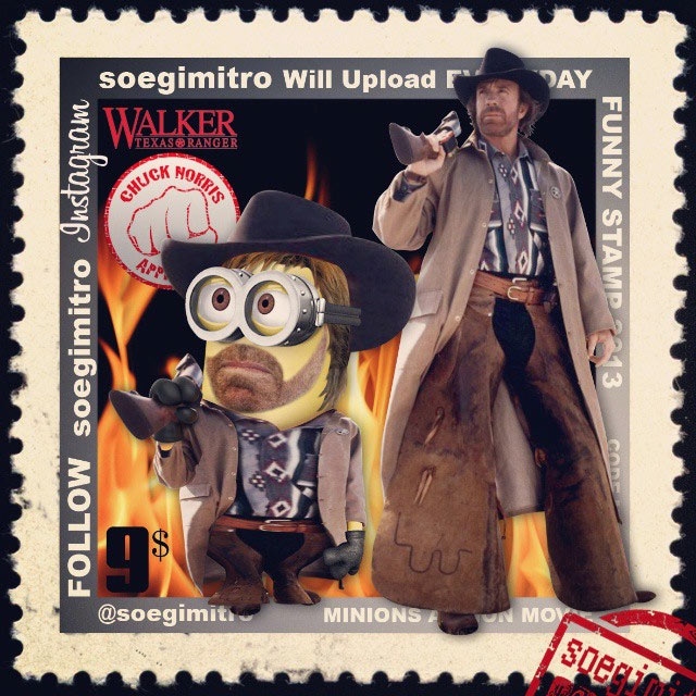 Minion Chuck Norris: Walker, Texas Ranger