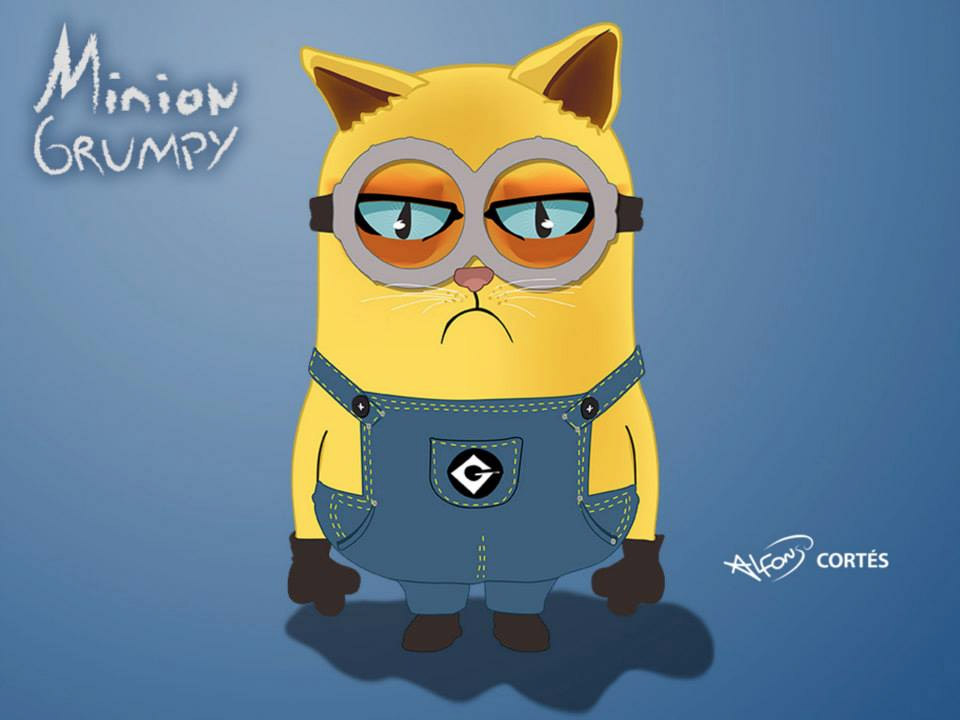 Minion Grumpy Cat