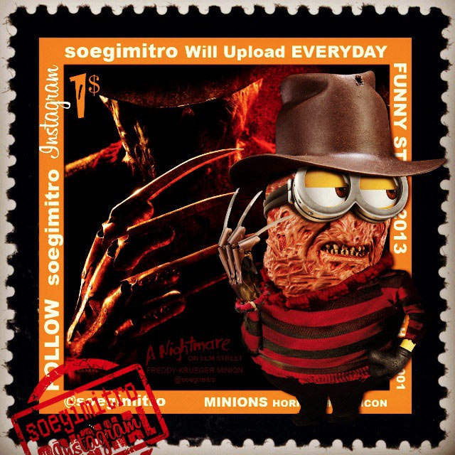 Minions Halloween: Freddy Krueger