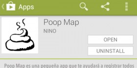 Poop Map, registra los sitios donde haces caca