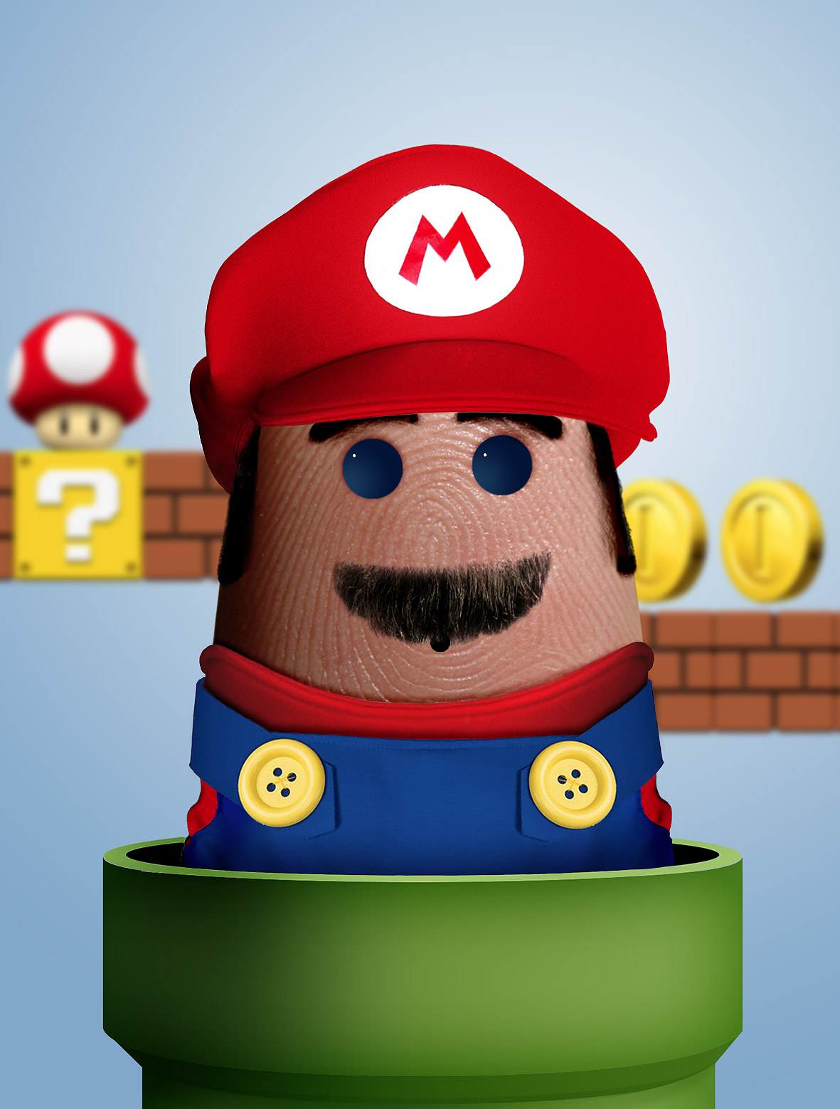 Pulgares célebres: Mario Bros