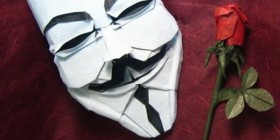 V de Vendetta versión origami