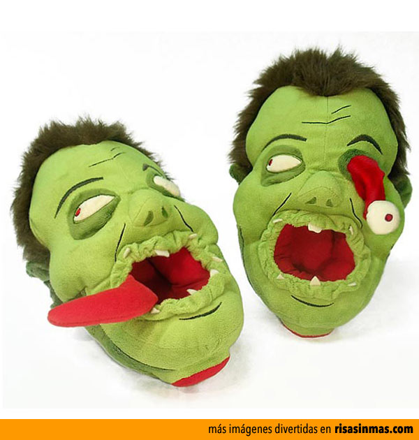 Zapatillas de zombies para Halloween