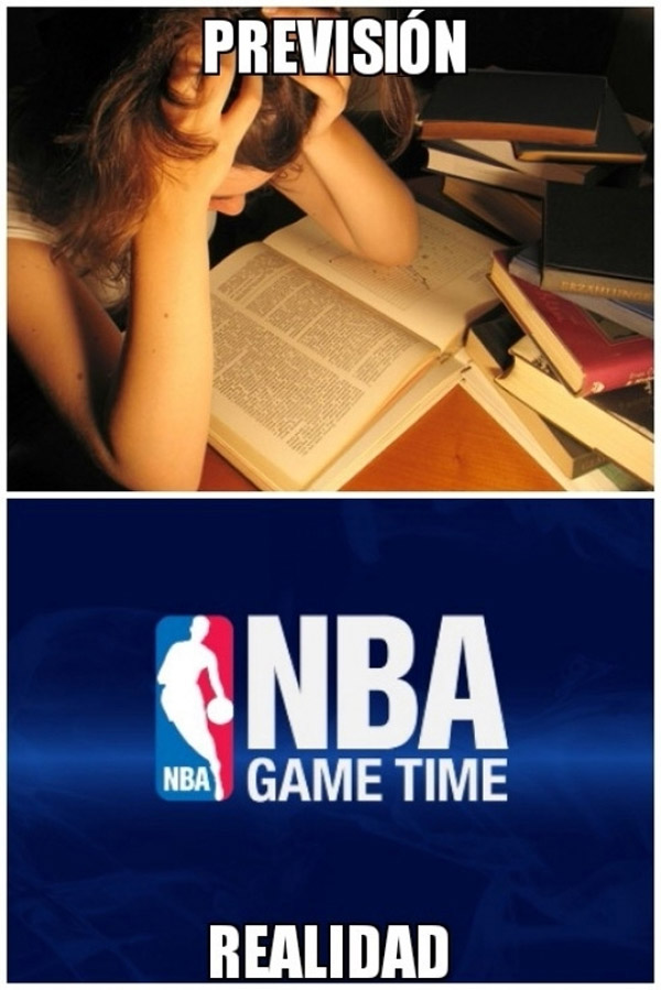 NBA y tener que estudiar