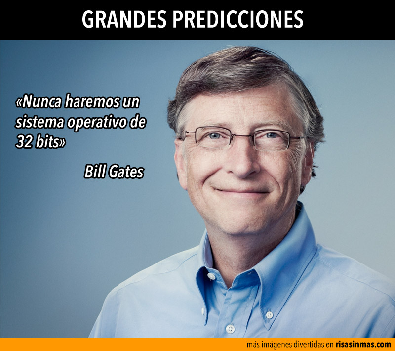 Grandes predicciones: Bill Gates
