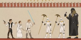 Star Wars en el antiguo egipto
