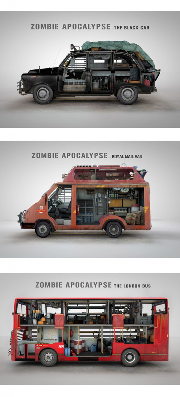 Vehículos para sobrevivir a un apocalipsis zombie