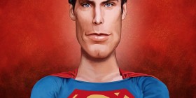 Caricatura de Superman