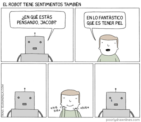 El robot tiene sentimientos