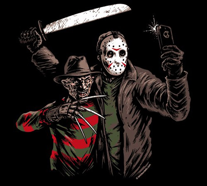Freddy y Jason para el Facebook