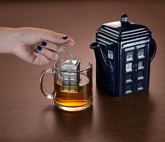 Infusionador de té para fans de Doctor Who.