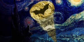 La Bati-señal pintada por Vincent van Gogh