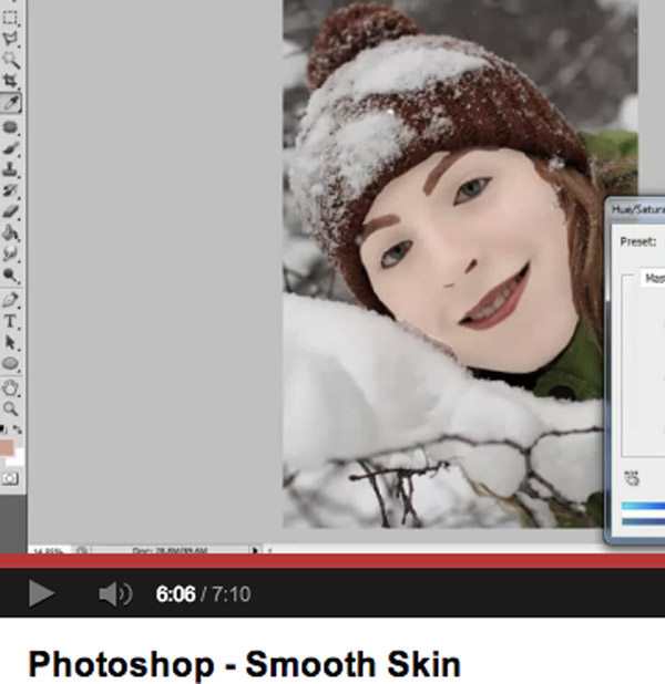 Lecciones de Photoshop: suavizado de piel