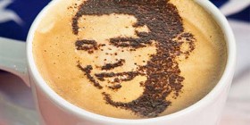 ¡Obama en mi café!