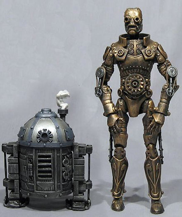 R2-D2 y C-3PO versión steampunk