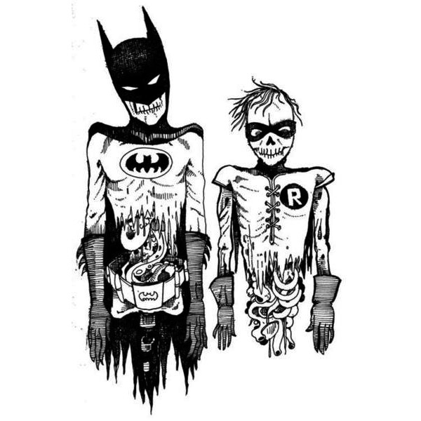 Batman y Robin zombies