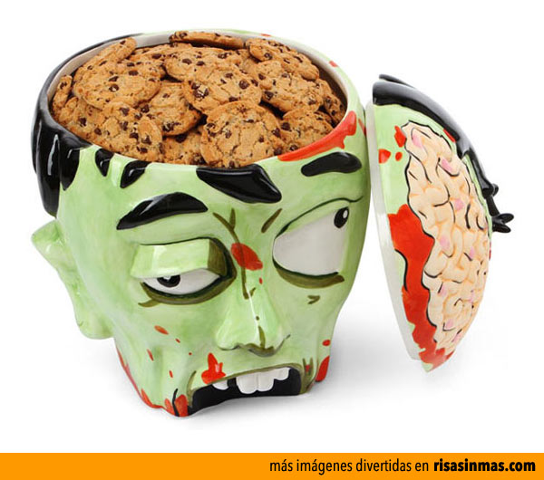 Bote para galletas zombie