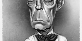 Caricatura de Buster Keaton