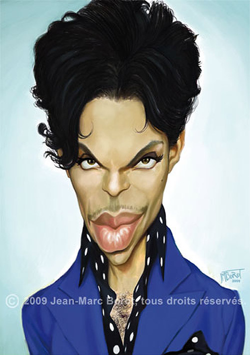 Caricatura de Prince
