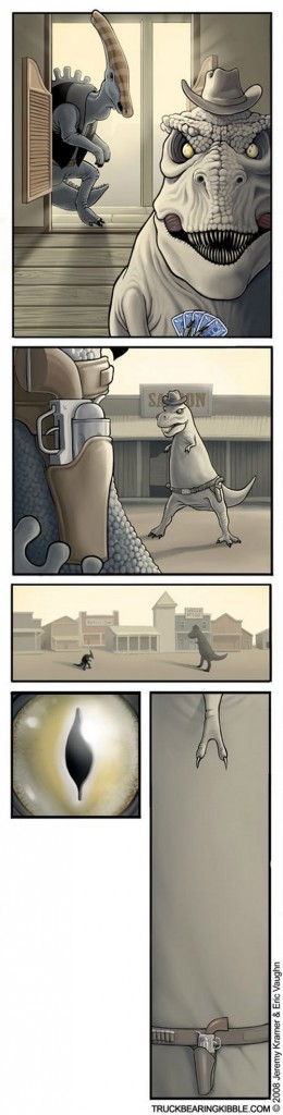 Duelo entre dinosaurios