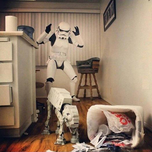 El perro del stormtrooper