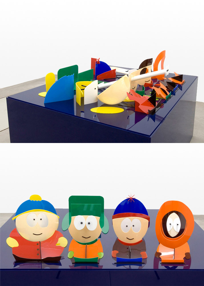 Escultura con perspectiva: South Park