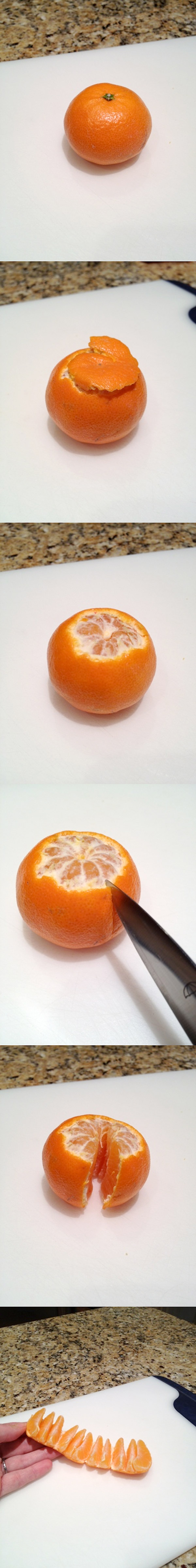 Esta forma de pelar las mandarinas y naranjas te cambiará la vida para siempre
