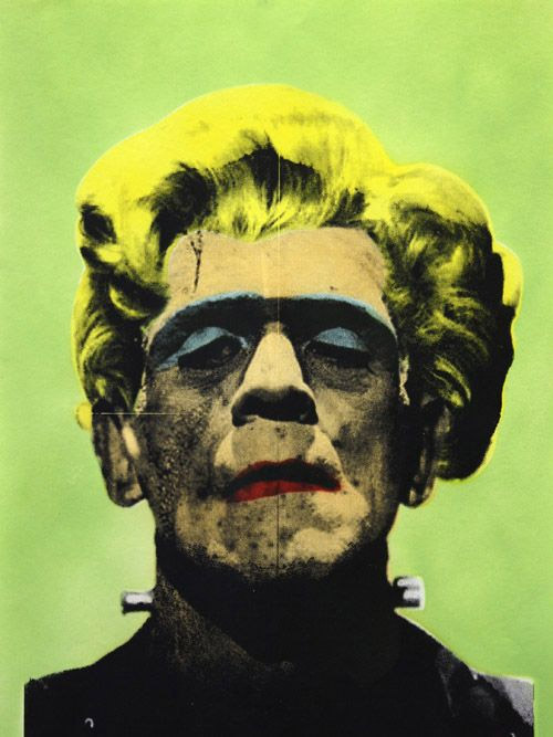 Frankenstein estilo Andy Warhol
