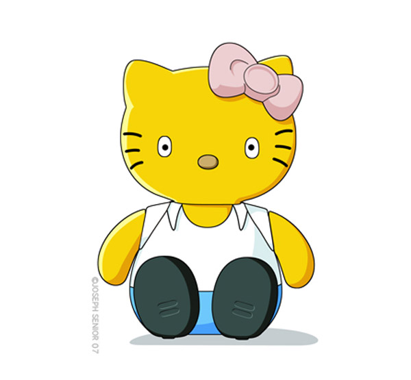 Hello Kitty: Homer Simpson