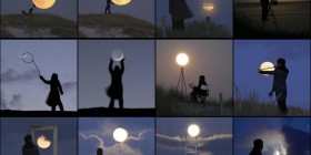 Jugando con la luna
