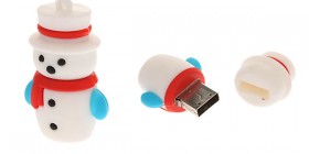 Muñeco de nieve pendrive USB