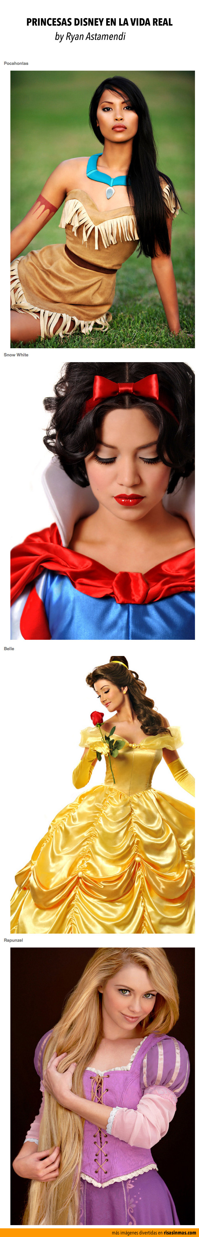 Princesas Disney en la vida real