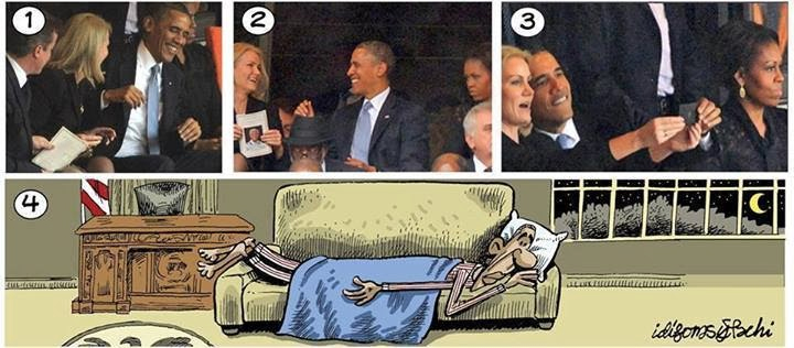 Barack, tú hoy duermes en el sofá