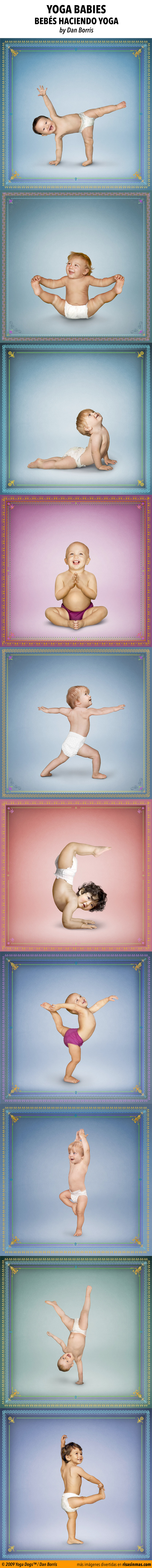 Yoga babies, bebés haciendo yoga