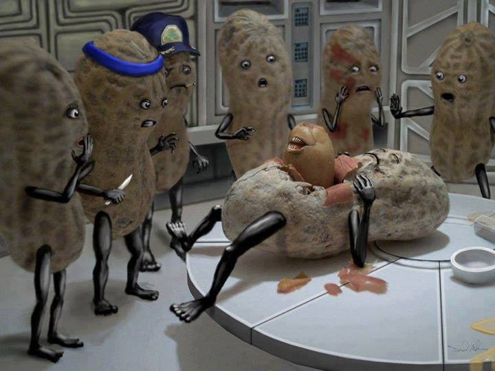 Alien 8 versión cacahuetes