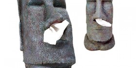 Cabeza Moai para mocosos