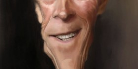 Caricatura de Clint Eastwood
