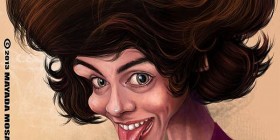 Caricatura de Harry Styles