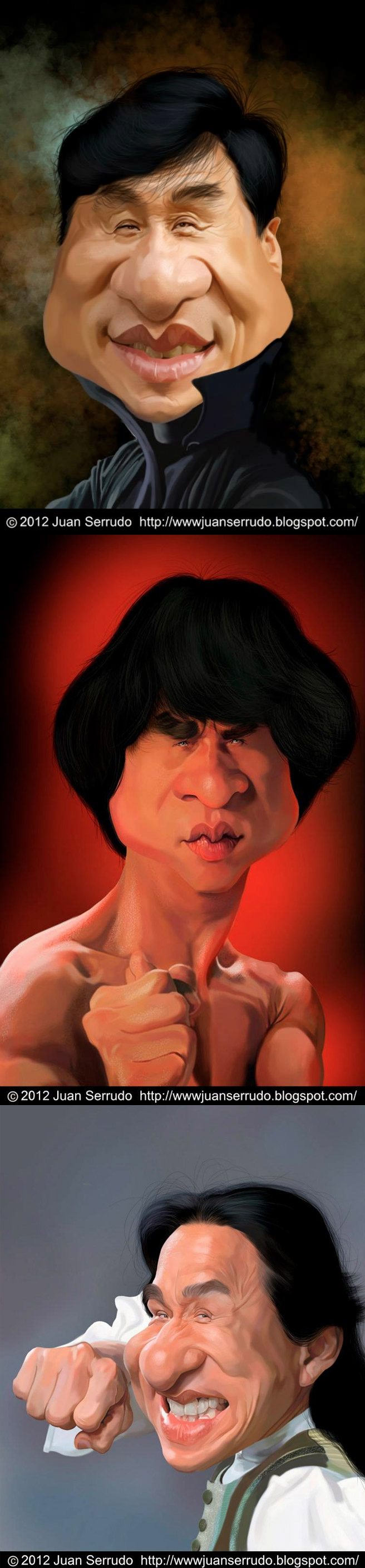 Caricaturas de Jackie Chan