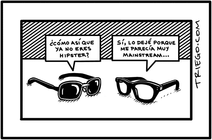 Conversación de gafas